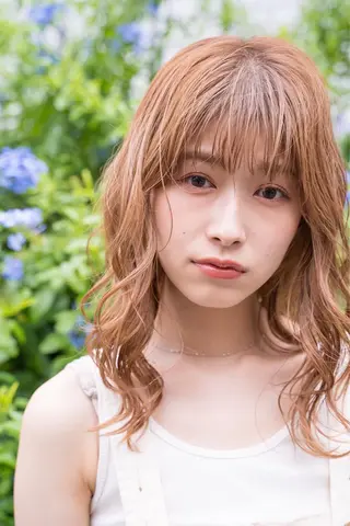 ミディアム カラー 髪質改善/艶髪特化 /柔らかさ/清水翔矢のヘアスタイル