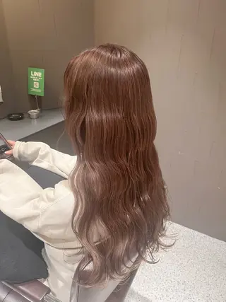 ロング col sapporo所属・あざと可愛い💓 盛れる顔まわり/uiのヘアスタイル