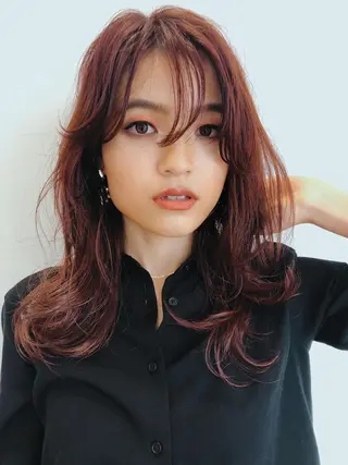 ミディアム 美髪形成!色素改善! 秋田 和輝のヘアスタイル