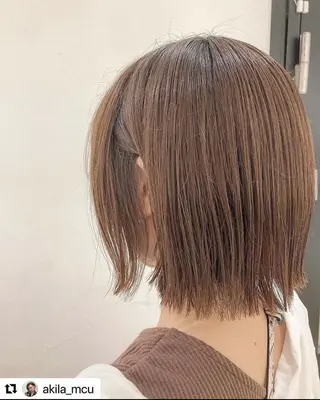 ショート カラー ヘアアレンジ エグチ アキラのヘアスタイル