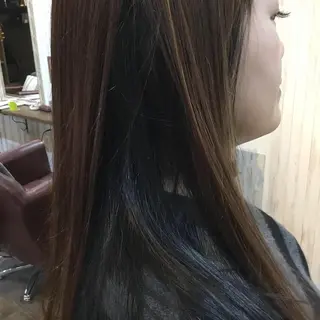 ロング カラー embrace エンブレイスのヘアスタイル