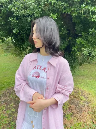 セミロング SoL🪐✧ 眞白のヘアスタイル