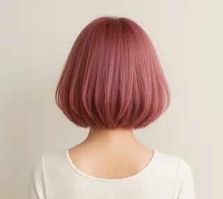 ミディアム teddy(テディ)所属・髪質改善 くびれボブ KASHIのヘアスタイル