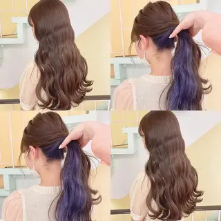 カラー 渋谷:インナーカラー ／🍒エリカ🍒のヘアスタイル