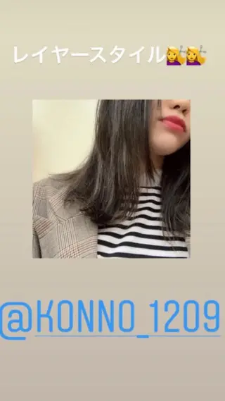 セミロング 近野 浩隆🐩のヘアスタイル