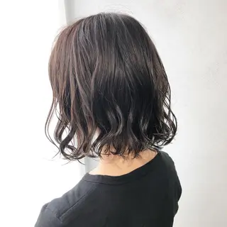 ショート パーマ ロングパーマ木村 ボブパーマのヘアスタイル