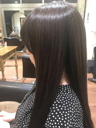 ロング カラー アザマ　ヤスカツ _rosso 川口のヘアスタイル