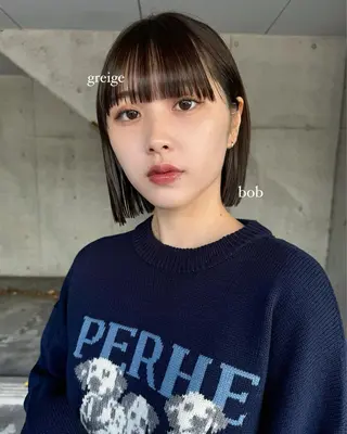 ショート カラー yuuka/ボブ/ダ ブルカラー/髪質改善のヘアスタイル