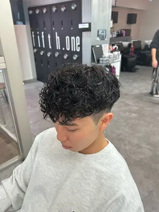 ショート カラー パーマ メンズ 🔥メンズパーマ特化 🔥店長中村雄樹のヘアスタイル