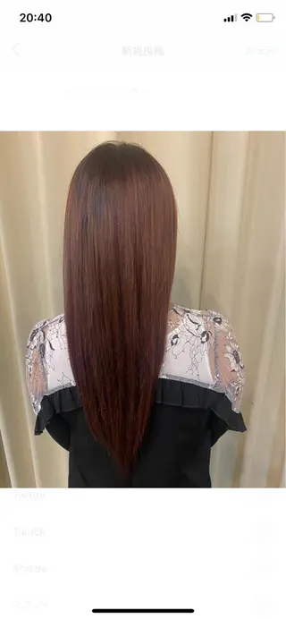 カラー 藤原 侑香のヘアスタイル