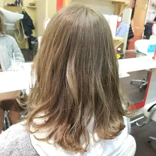 ミディアム カラー 植田 /エクステ /ブリーチ/髪質改善のヘアスタイル