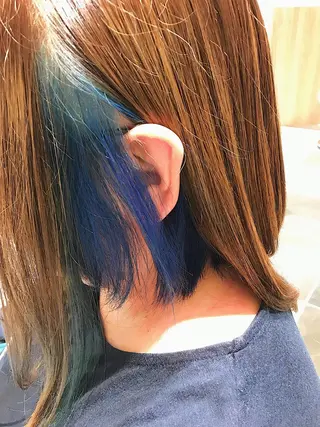 ミディアム カラー 谷合 貴志のヘアスタイル