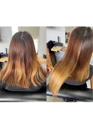 セミロング 佐藤 綾香のヘアスタイル