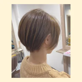 ショート カラー 🌈ショート/レイヤ ーカット/中村崇宏のヘアスタイル