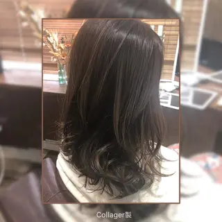 ミディアム カラー 💫髪質改善矯正 MIHO💫のヘアスタイル