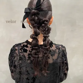 ヘアアレンジ charm《銀座》 ヘアセット/縮毛矯正のヘアスタイル