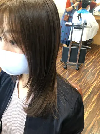 セミロング pesca 仙台駅前店所属・🖤オサダ マナミ🖤のヘアスタイル