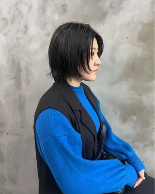 ミディアム 木村陸弥 似合わせ 透明感カラー🌿のヘアスタイル