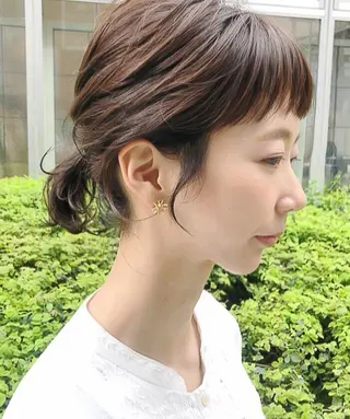 ミディアム カラー THE FENNY所属・yui .のヘアスタイル