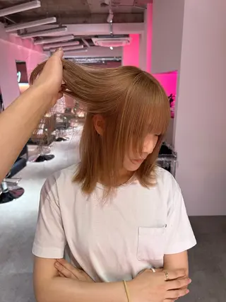 カラー ブリーチカラー 特化/MAHIROのヘアスタイル