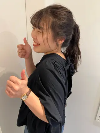 セミロング KOCHAB所属・三谷 はるなのヘアスタイル