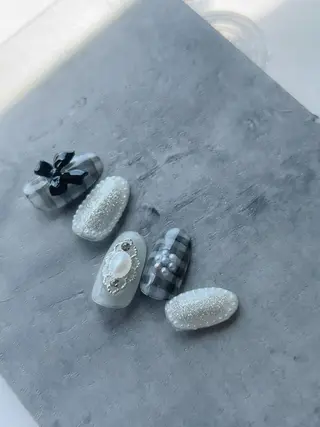 ネイル 北浦和 自爪育成ケアのネイルデザイン