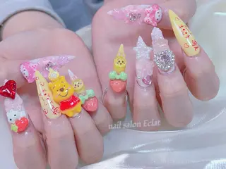 ネイル ネイルサロンエクラ 🫧Shizukaのネイルデザイン