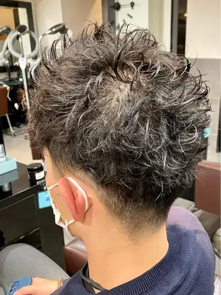 パーマ メンズ ⭕️メンズパーマ⭕️ 山口 裕太郎のヘアスタイル