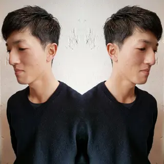 ショート メンズ あらき ちさとのヘアスタイル