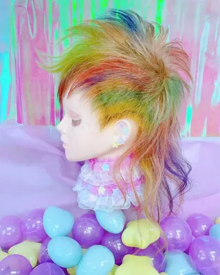 ショート カラー ヘアアレンジ アートディレクター 尾内 友美のヘアスタイル