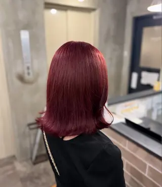 カラー SOURCE河原町 LICOのヘアスタイル