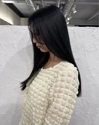 セミロング Iwama momokaのヘアスタイル
