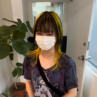 セミロング カラー morph hair lounge 名取美田園所属・YUIKA☆髪質改善 小顔ｶｯﾄ艶ｶﾗｰのヘアスタイル