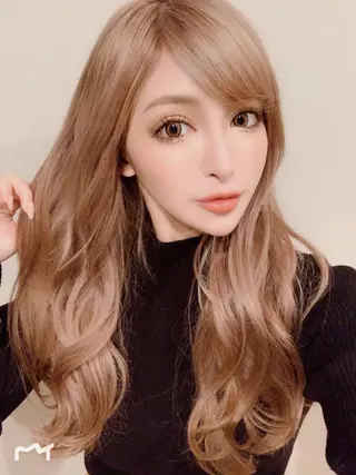 ロング カラー 韓国カラー/エクステ carryのヘアスタイル