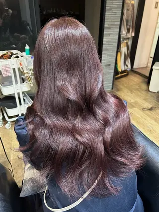 ロング 心斎橋ヘアカラー ブリーチmarinaのヘアスタイル