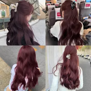 ロング カラー ヘアアレンジ ブリーチなしの達人 🇰🇷KAITOのヘアスタイル