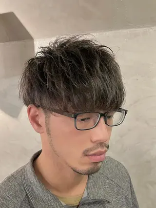 カラー メンズ FUJINO RYOのヘアスタイル