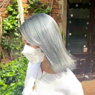 ミディアム カラー ヘアアレンジ FLOW aoyama所属・✨レディース✨ 今だけカット￥０大石のヘアスタイル