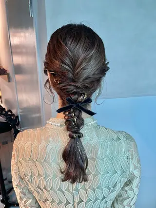 ヘアアレンジ charm《銀座》 ヘアセット/縮毛矯正のヘアスタイル