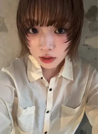 カラー sano rikitoのヘアスタイル