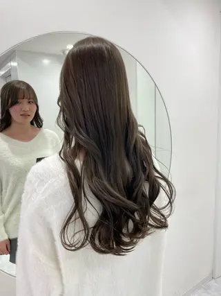 ロング 💍大人デザイン /ハイトーン♡リクトのヘアスタイル