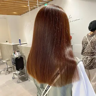 セミロング カラー ate.所属・ate. kaoriのヘアスタイル