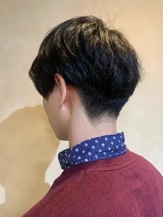 ショート カラー メンズ 平 ちひろのヘアスタイル