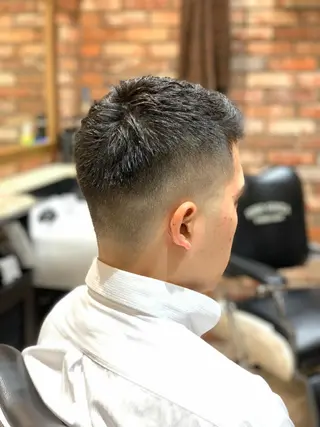 ショート HIROGINZAプレミアムバーバー赤坂店所属・田中 千恩のヘアスタイル
