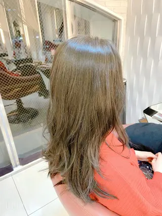 セミロング カラー 【髪質改善×カラー】 QUALIS沓掛貴浩のヘアスタイル