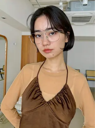 ショート 山口生真 ✂︎小顔矯正カットのヘアスタイル