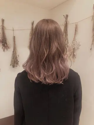 ミディアム カラー はだゆうき @hadadan08のヘアスタイル