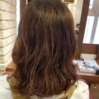 ミディアム パーマ 💎✨艶髪美髪✨💎 Alushe心斎橋店のヘアスタイル