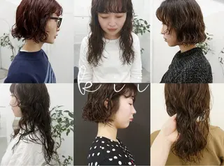 ミディアム パーマ kii🧺福岡美容室 パーマ/ウルフのヘアスタイル
