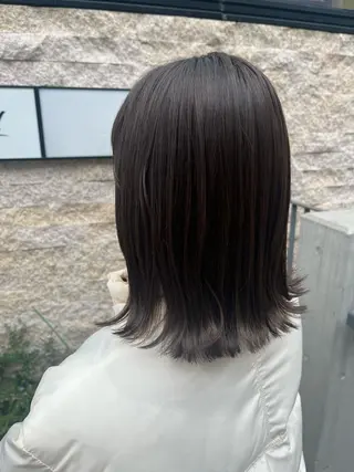 ミディアム カラー ✨透明感カラー✨ 🦖佐々木未来🦕のヘアスタイル